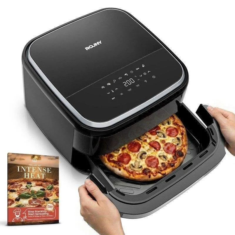 Friggitrice ad Aria Welltin 11 in 1 12" 2200 W Doppia Velocità Display Tattile - immagine 1