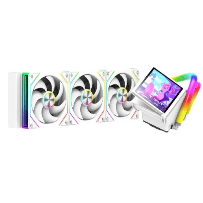 Refrigerazione Liquida ProGaming GlacierView 360 3 Ventole ARGB Display IPS 4" - immagine 1
