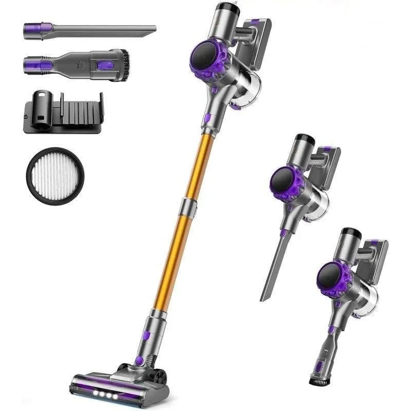 Aspirapolvere senza Fili Rolipo S3P 250W Leggero 2,5 kg Viola e Oro - immagine 1