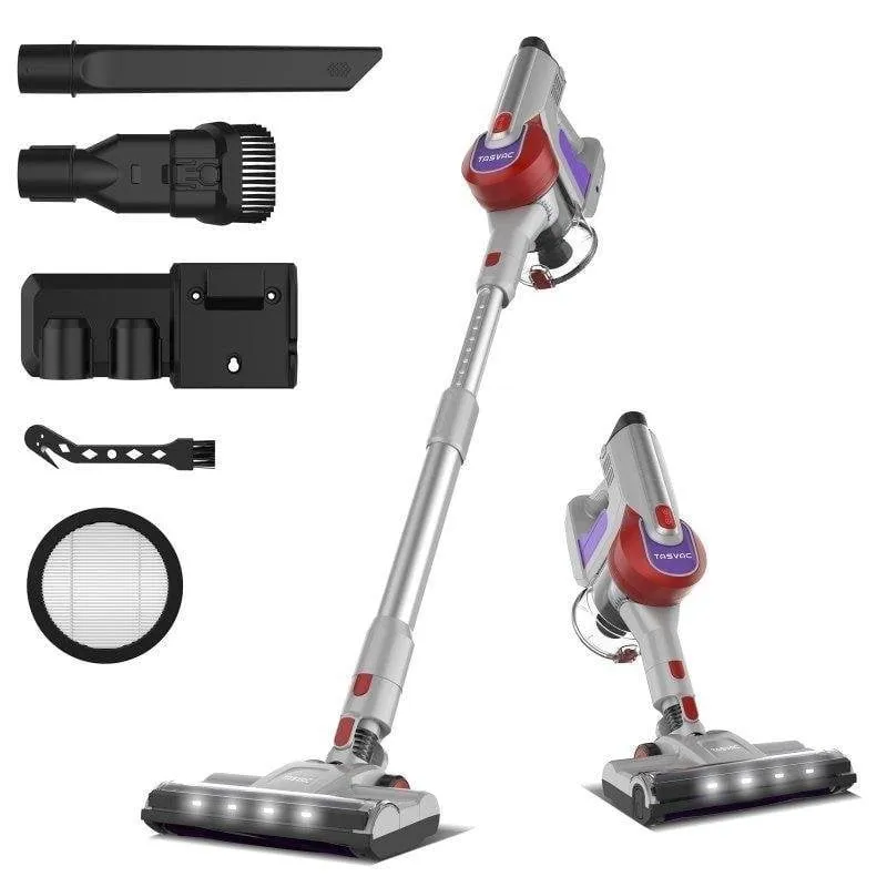 Aspirapolvere senza Fili Rolipo TASVAC S8 110 cm LED Rosso Spazzola Morbida - immagine 1