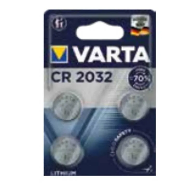 Pila a bottone Varta CR2032 Litio 3V Confezione 4 unità - immagine 1