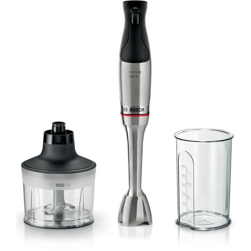 Frullatore ad immersione Bosch Serie 6 MSM6M830 1200W Acciaio inoxidable - immagine 1