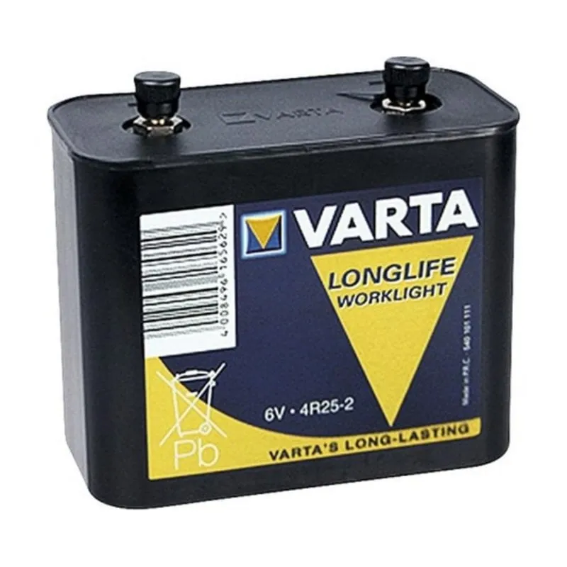 Batteria Varta 6V Cloruro di Zinco per Torcia - immagine 1