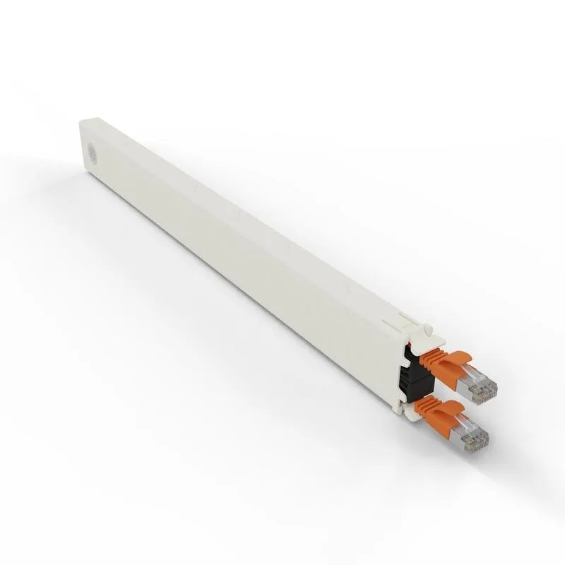 Cavo di Rete PATCHBOX Cassette 8RU STP Cat6a 0,8 m Arancione - immagine 1