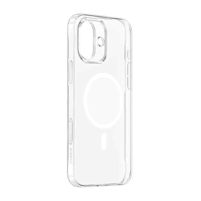 Funda para móvil Baseus iP16 TouchButton Magnetica TPU Trasparente per iPhone 16 - immagine 1