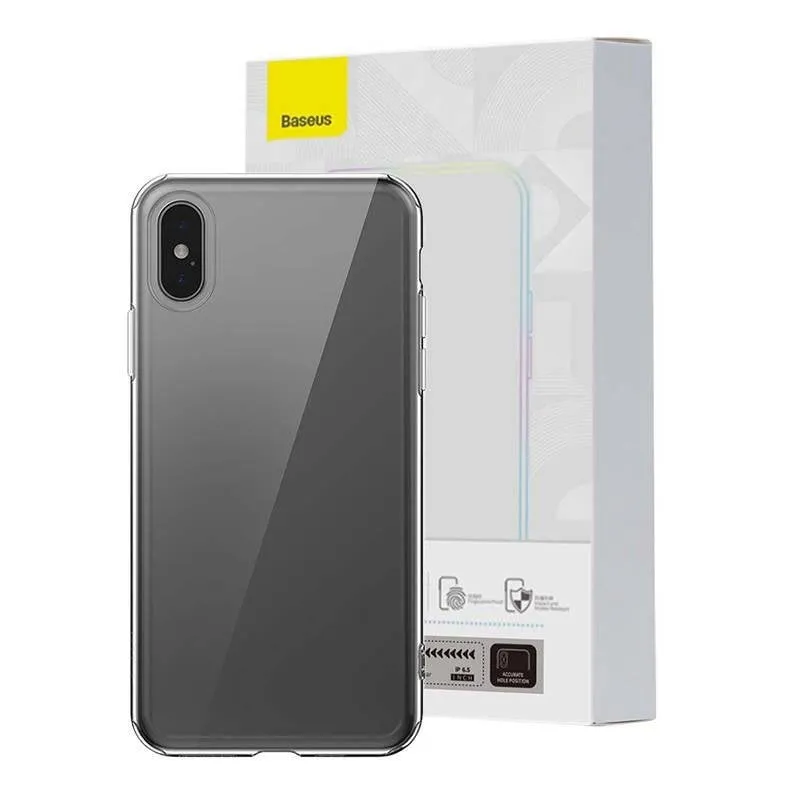 Custodia Baseus P60151100201-01 TPU trasparente flessibile per iPhone XS MAX - immagine 1