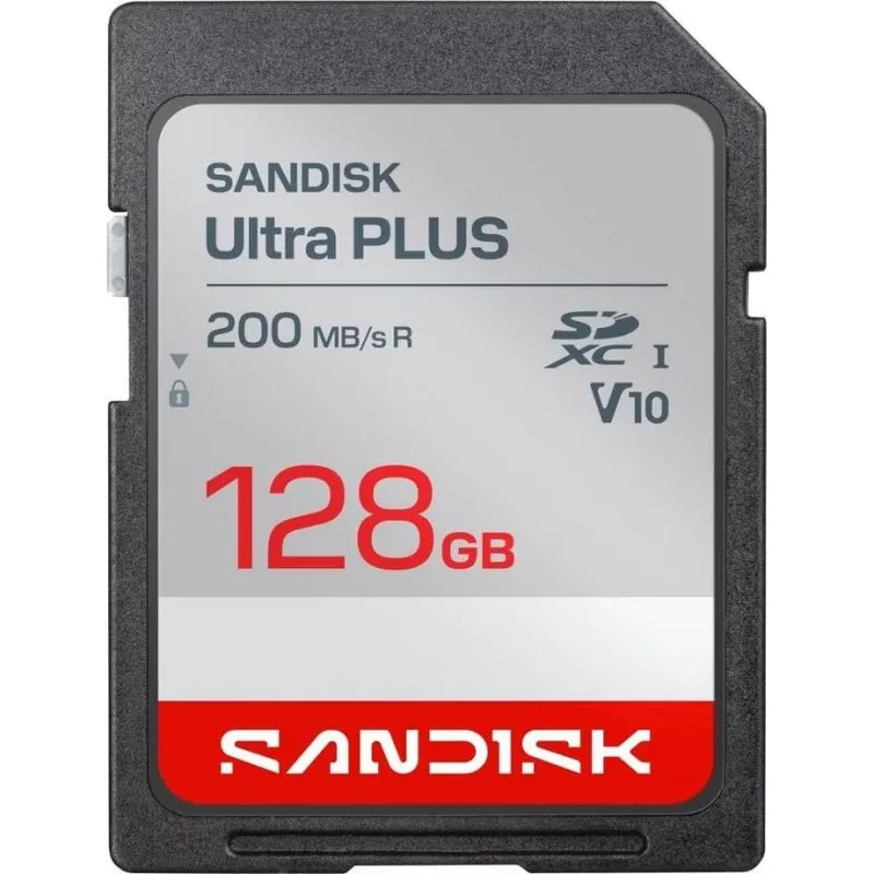 Scheda di memoria Sandisk SDSDUBQ-128G-GN6IN 128GB UHS-I 200MB/s resistente - immagine 1