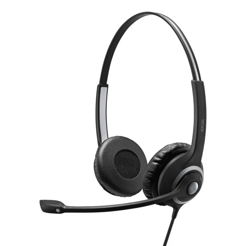 Cuffie Epos IMPACT SC 268 con cavo USB cancellazione rumore per ufficio, nero e argento - immagine 1