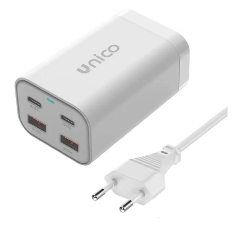 Caricatore UNICO HC2231 65W USB-C USB-A Ricarica Rapida - immagine 1