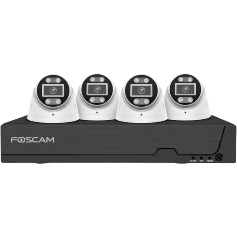 Videocamere di sorveglianza Foscam FN 9108 E T4 2T 3K Visione Notturna Interno ed Esterno Audio Bidirezionale - immagine 1