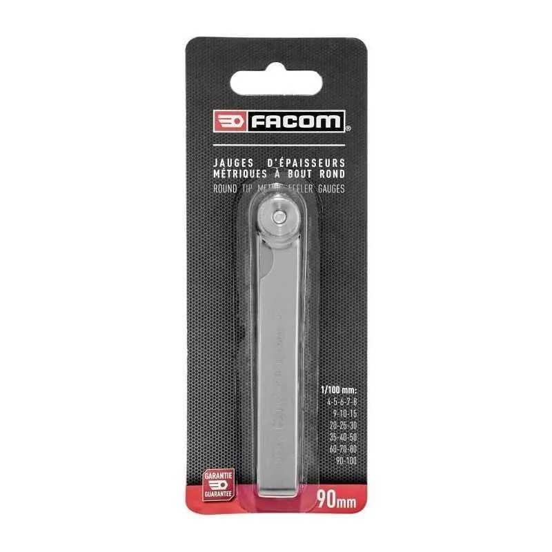 Calibro Spessimetro Facom Pieghevole Acciaio 19 Lame Metrico 90 cm - immagine 1