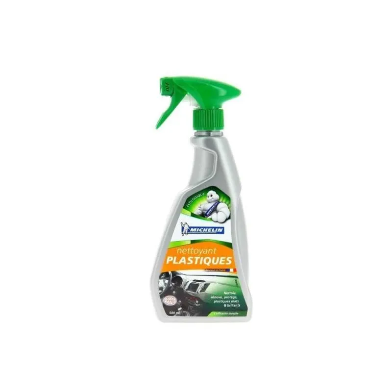 Detergente Plastica Michelin Spray 500 ml Brillantezza Protezione UV - immagine 1