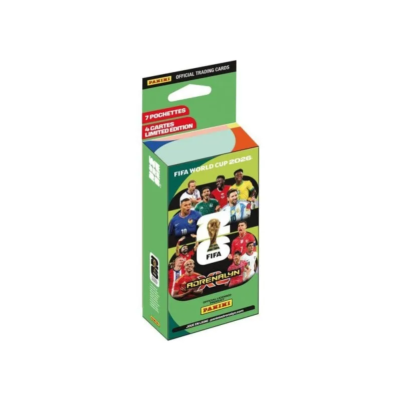 Blister Panini Adrenalyn XL FIFA World Cup 7 Bustine 56 Carte Edizione Limitata - immagine 1