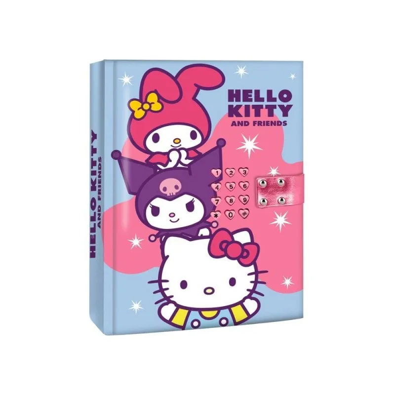 Diario Elettronico KIDS EUROSWAN Hello Kitty & Friends Codice Suoni 21x15,5x3cm - immagine 1