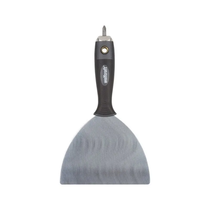 Spatola Wolfcraft 4047000 Pro Large Lama Inox 150 mm Softgrip - immagine 1