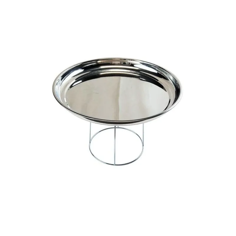 Vassoio Fackelmann Set Frutti di Mare Acciaio Inox Supporto Cromato 34,7 cm - immagine 1