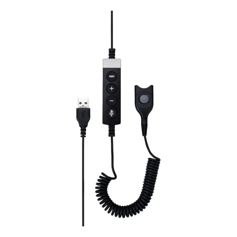 Cavo adattatore EPOS USB-ED CC 01 MS EasyDisconnect per auricolari - immagine 1