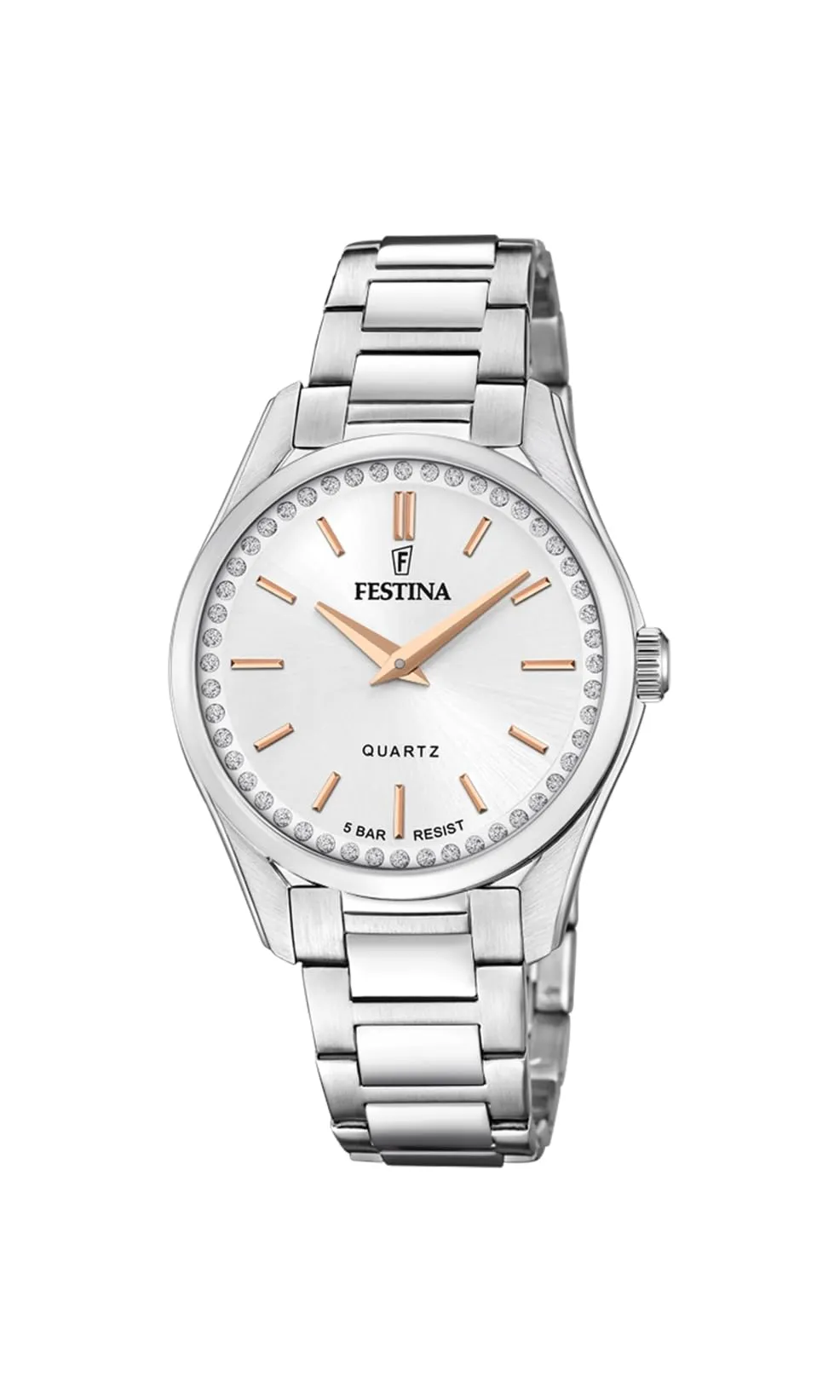 Festina Orologio Donna Analogico in Acciaio Inossidabile 316l Argentato - immagine 1