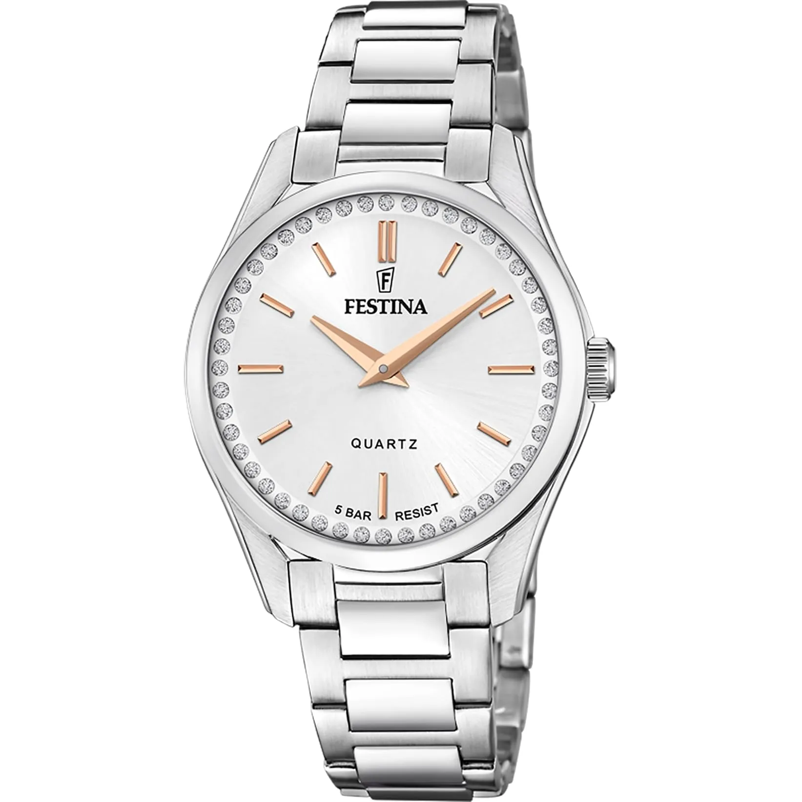 Festina Orologio Donna Analogico in Acciaio Inossidabile 316l Argentato - immagine 2