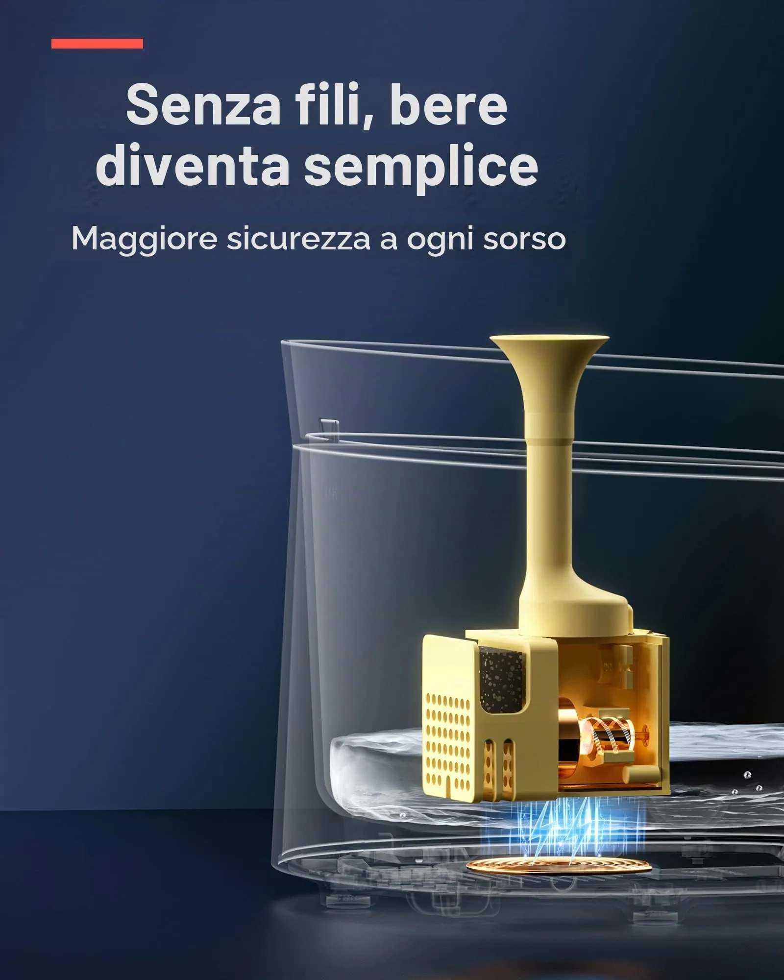 Homerunpet Fontanella per Gatti con Vassoio in Porcellana e Pompa Autopulente Senza Fili, Ultra Silenziosa Fontana per gatti e Cani, Facile da Pulire e da Montare, Luce LED Intelligente, 2L - immagine 4