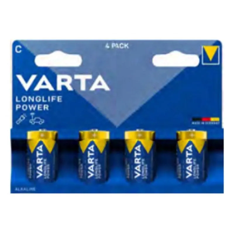 Pila Alcalina Varta LR14 C 1,5 V Confezione da 4 - immagine 1