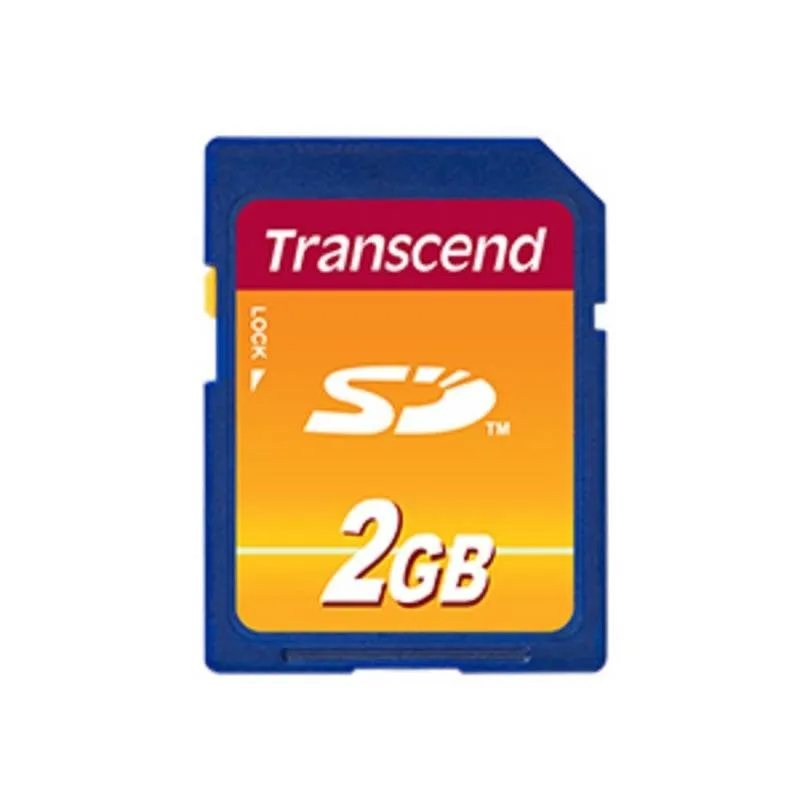 Scheda SD Transcend TS2GSDC 2GB MLC Nero 20MB/s lettura 13MB/s scrittura - immagine 1