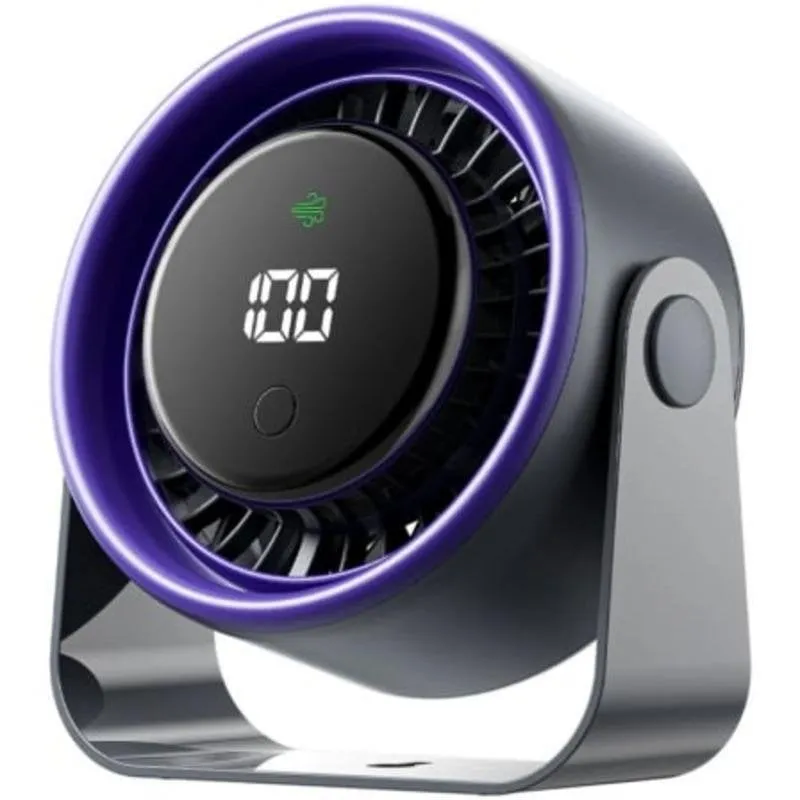 Mini Ventilatore Portatile Vention PBJH0-Pro 10W 3 Velocità USB Ricaricabile Display Digitale - immagine 1