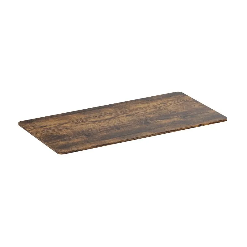 Scrivania Kimex 150-0515 150 x 75 cm Bordi Arrotondati Marrone Rustico - immagine 1