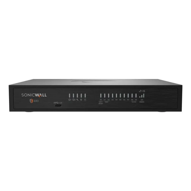 Firewall SonicWall TZ480 4 Gbit/s 8 Porte Gigabit 2 SFP+ - immagine 1
