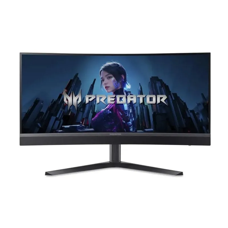 Monitor PC Acer Predator X34V3bmiiphuzx 34" UltraWide Quad HD 180Hz VA Curvo HDR1000 1ms FreeSync - immagine 1