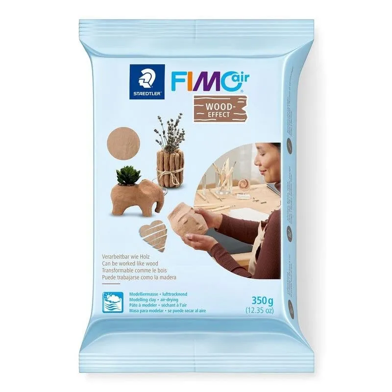 Argilla da Modellare Staedtler FIMOair Effetto Legno Marrone 350 g - immagine 1