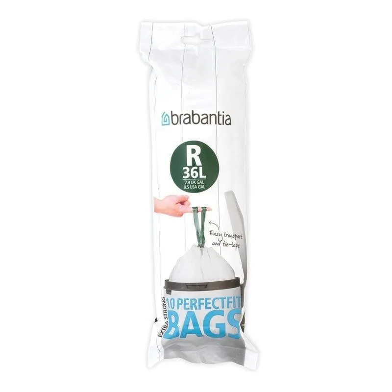 Sacco Brabantia PerfectFit 36L HDPE 10 pezzi - immagine 1