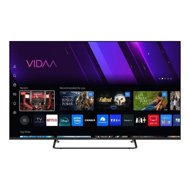 TV Smart Tech QLED 50QV02K 50" 4K UltraHD 60Hz Smart TV VIDAA HDR10 Dolby Vision - immagine 1