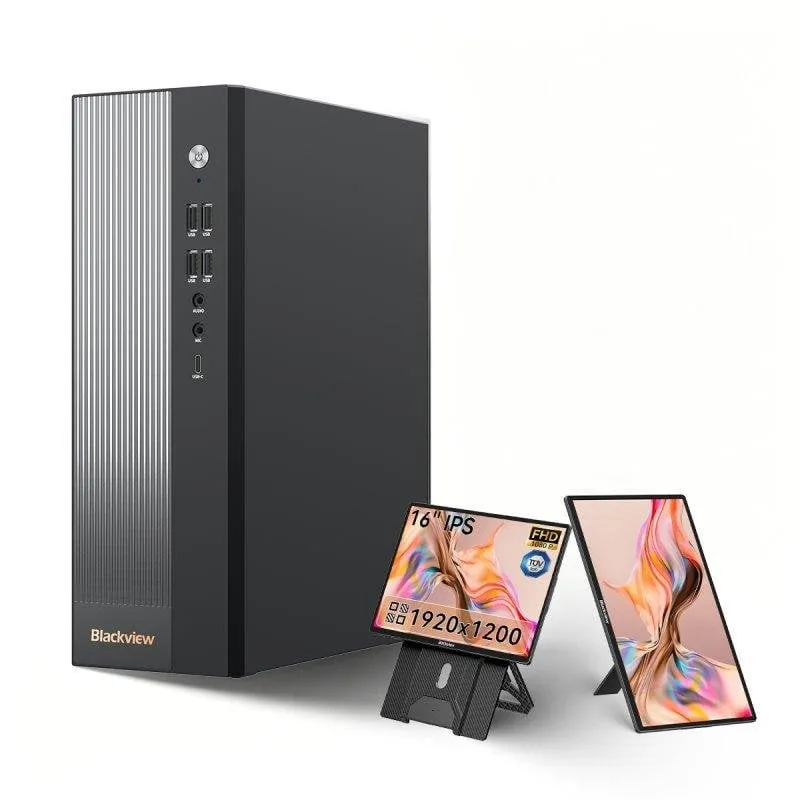 Mini PC Blackview NEX60 Intel Core 5 210H 16GB 512GB SSD Intel UHD + Schermo Portatile 16" - immagine 1
