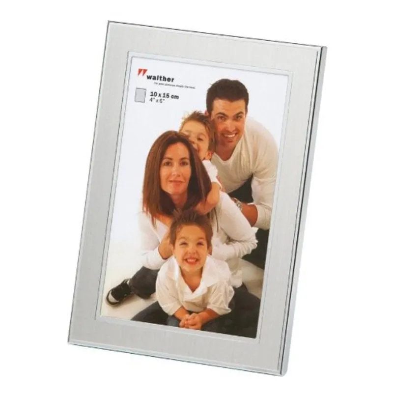 Cornice foto Walther Design Jazz 10x15 Argento Metallo - immagine 1