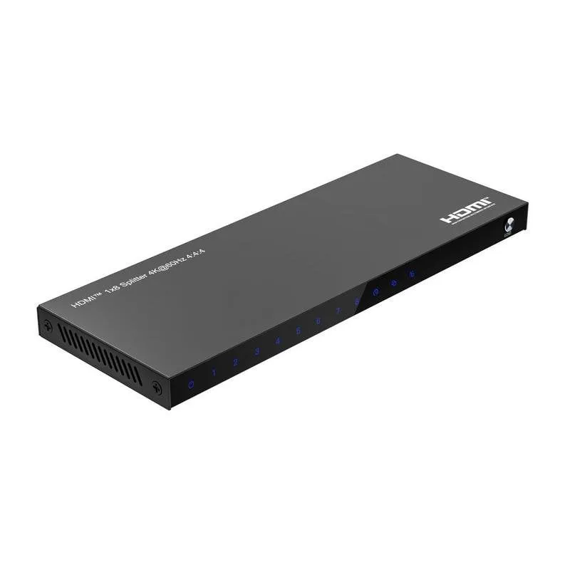MicroConnect MC-HDMISPLITTER0108-4K Splitter Video HDMI 8 Uscite 4K Ultra HD - immagine 1
