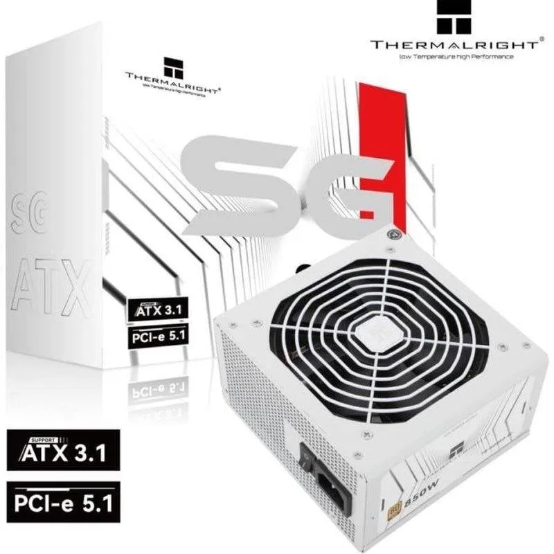 Alimentatore Thermalright Sg850-w 850W 80 Plus Gold modulare bianco - immagine 1