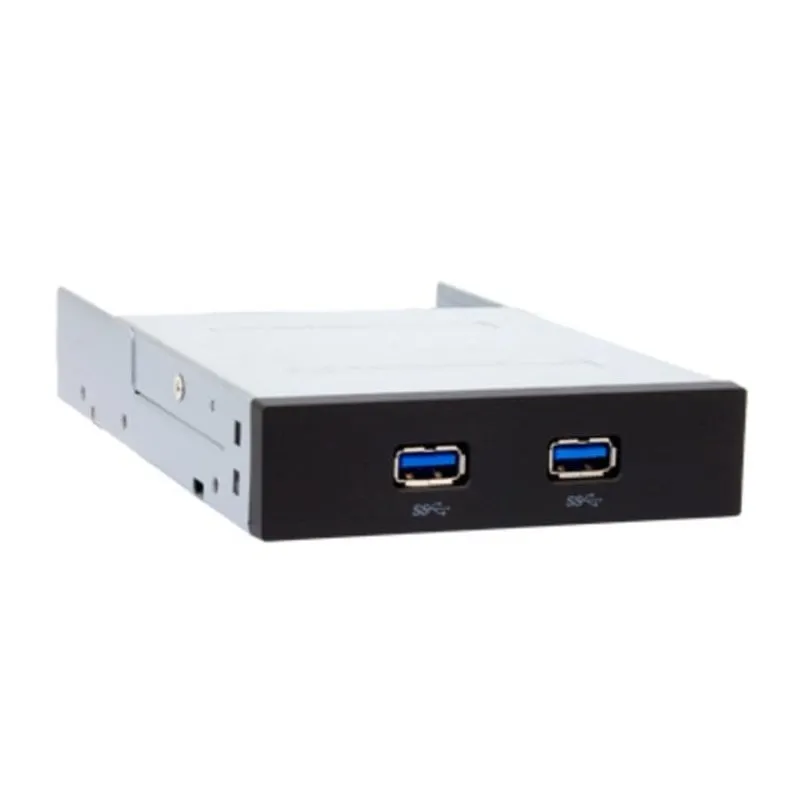 Pannello frontale USB 3.0 Chieftec MUB-3002 2 porte 3.5" - immagine 1