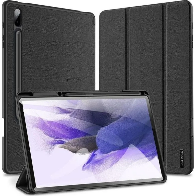 Custodia con Coperchio Dux Ducis Domo per Samsung Galaxy Tab S7 FE 12.4" Nero - immagine 1