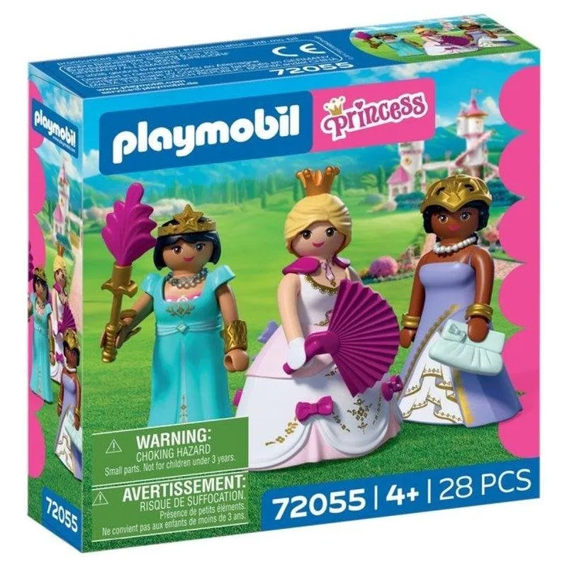 Figura Playmobil 72055 Trio di Principesse 28 Pezzi Multicolor - immagine 1
