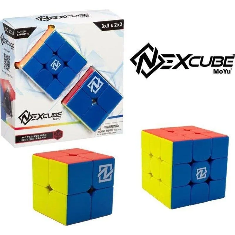 Pack NexCube Classic Cubo Speed 3x3 e 2x2 Magnete 48 Magneti Multicolore - immagine 1