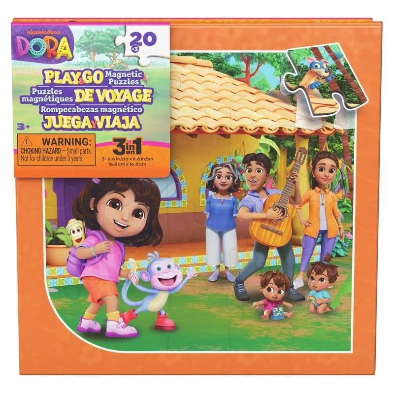 Puzzle Magnetico 3 in 1 Spin Master Dora 25 pezzi - immagine 1
