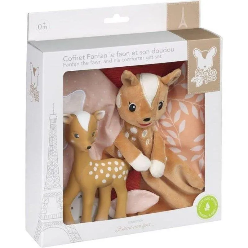 Set Regalo Neonato Sophie La Girafe Fanfan con Morbìbbo e Doudou - immagine 1