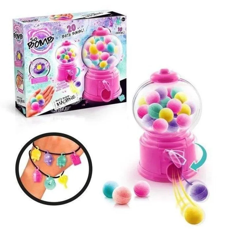 Distributore di Bath Bombs Canal Toys So Bomb con 20 Mini Bombe e 10 Charms - immagine 1