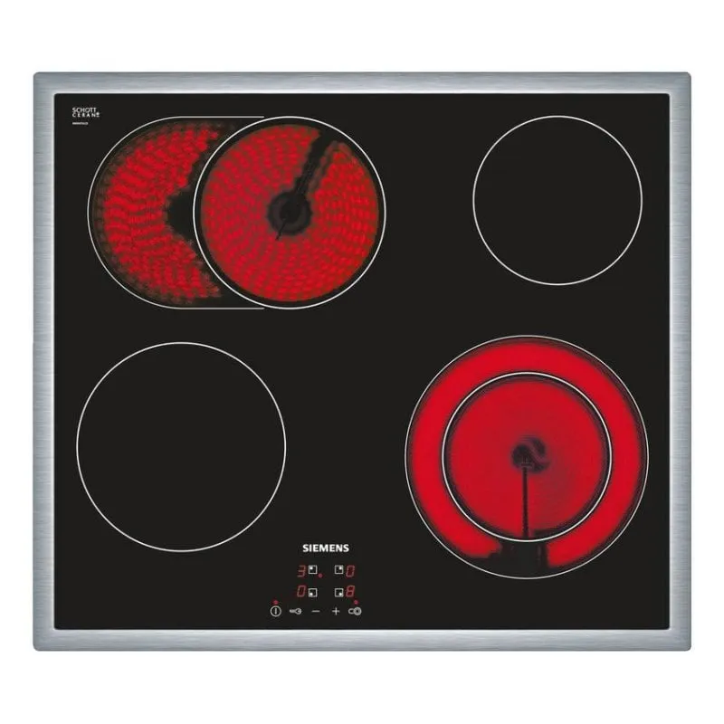 Piastra a Ceramica Siemens ET645HN17E 4 Zone Tattile Nera - immagine 1