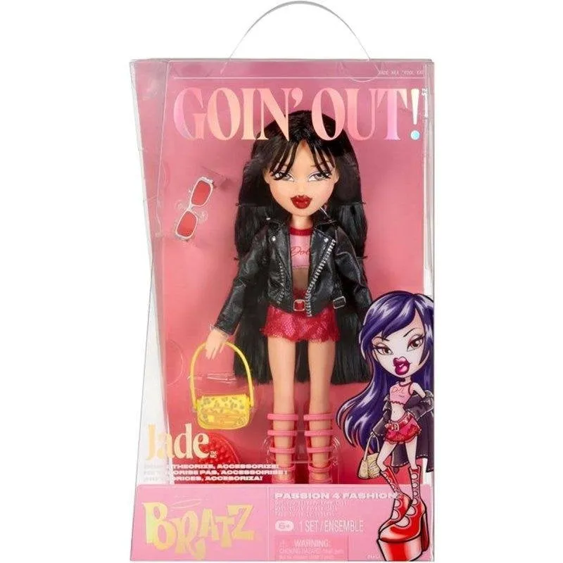Bambola articolata Bratz Goin' Out Jade 29,8 cm con vestiti e accessori - immagine 1