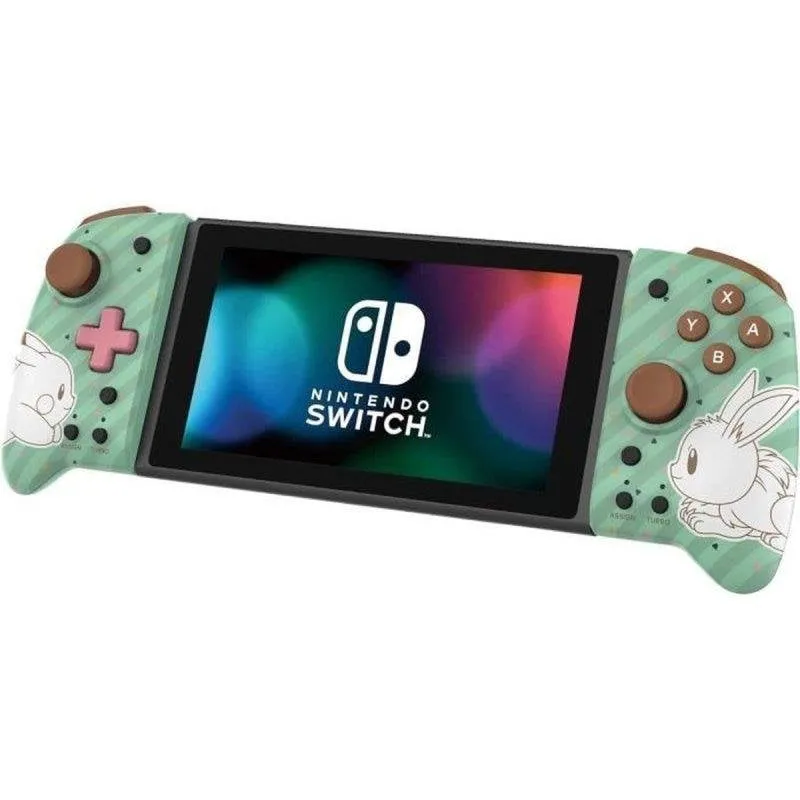Controller Hori Split Pad Pro Pikachu & Eevee per Nintendo Switch, cablato, stick analogici completi, D-pad preciso, grilletti posteriori, turbo - immagine 1