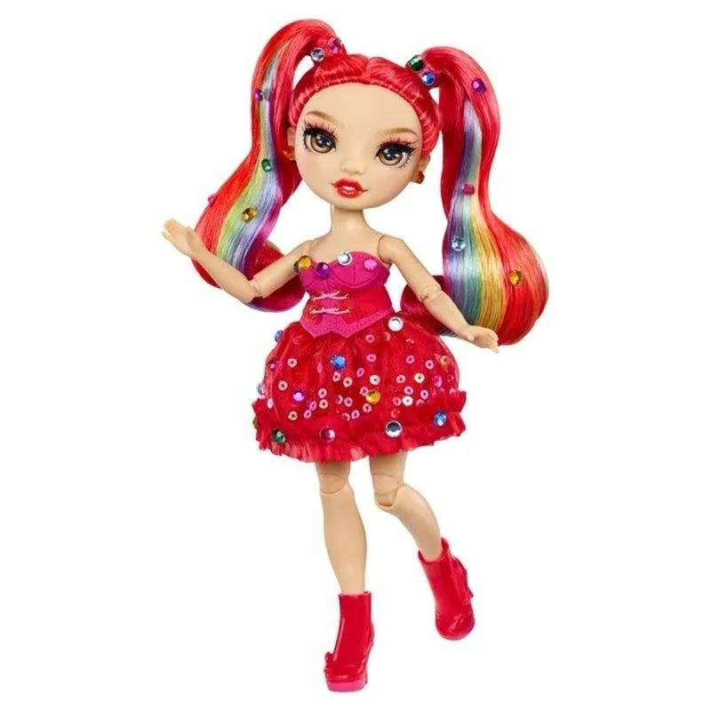 Bambola di Moda Rainbow High Vivienne Rouge con Strumento Bedazzler e Gemme - immagine 1