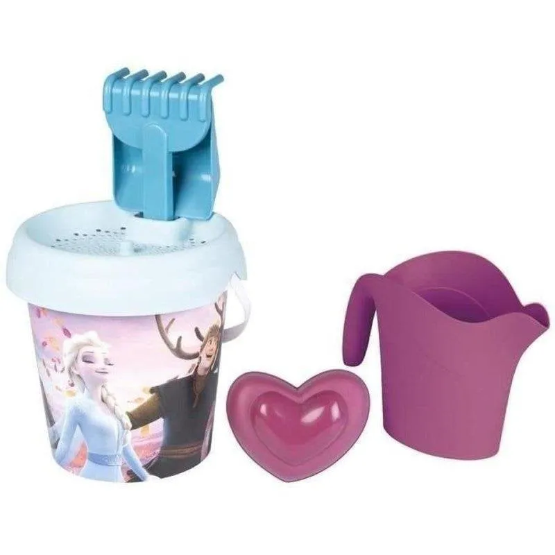 Kit Giochi Sabbia Frozen Smoby con Annaffiatoio e Accessori - immagine 1