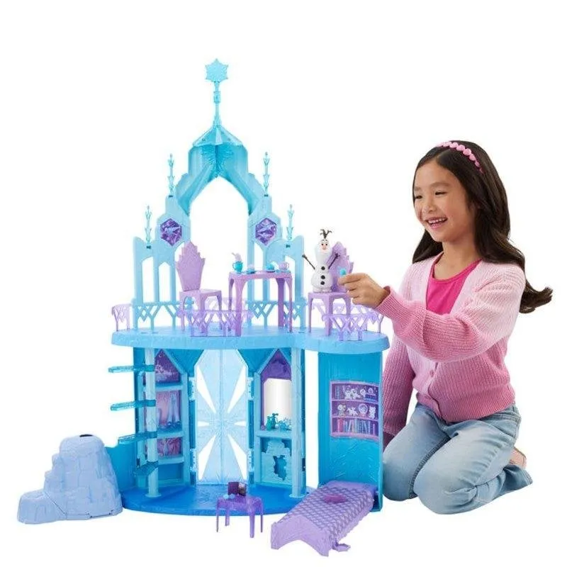 Palazzo dei Ghiacci Elsa Disney Frozen Mattel Olaf 21 Accessori 89 cm - immagine 1